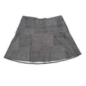 Ralph Lauren Polo Golf Black White Houndstooth Skort Sz M At Leisure Tennis Golf